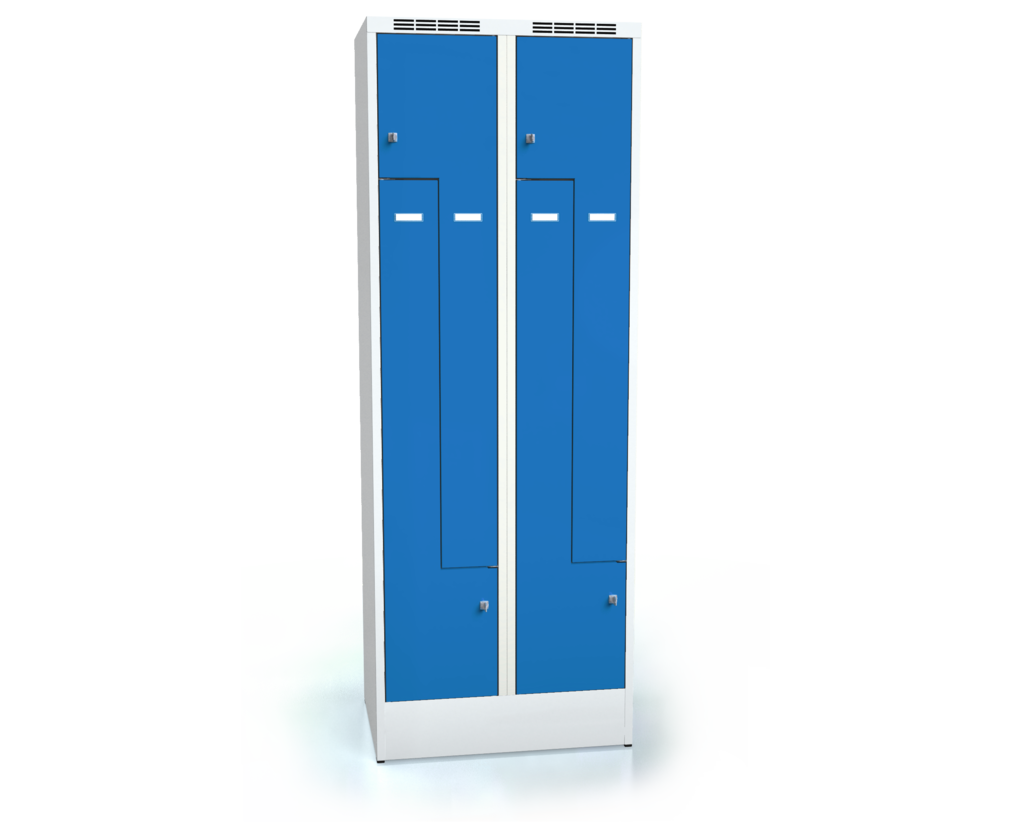 Cloakroom locker Z-shaped doors ALDOP 1920 x 700 x 500